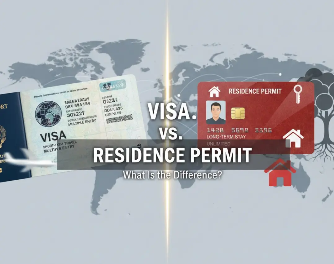 Visa vs Residence Permit : What Is the Difference?